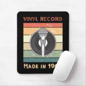 Tapis De Souris Vinyle style rétro Pad souris (Avec souris)