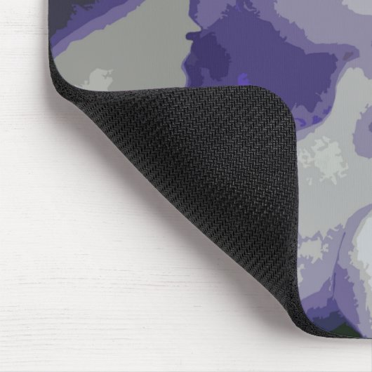 Tapis De Souris Violet africain Abstrait Mousepad (Coin)