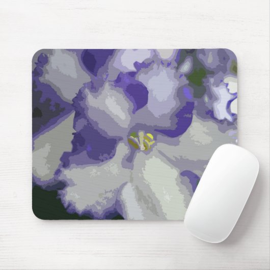 Tapis De Souris Violet africain Abstrait Mousepad (Avec souris)