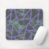 Tapis De Souris Violet and green mosaic pattern (Avec souris)