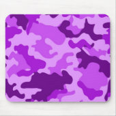 Tapis De Souris Violet Camo Mousepad (Devant)