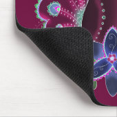 Tapis de souris violet de paon (Coin)