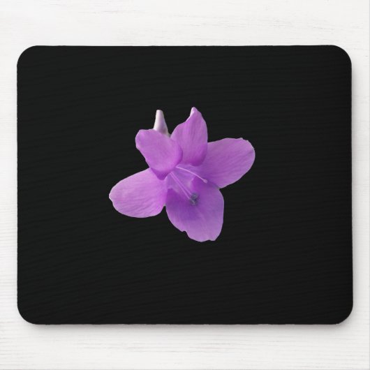 Tapis De Souris Violet des Philippines sur fond noir (Devant)