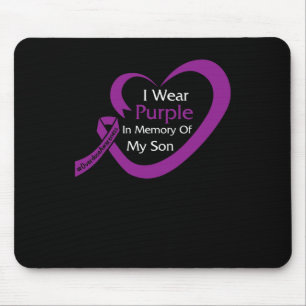 Tapis De Souris Violet En Mémoire De Mon Fils Surdose Sensibilisat