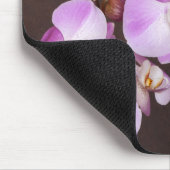 Tapis De Souris Violet et Orchidée blanche - photo de près (Coin)