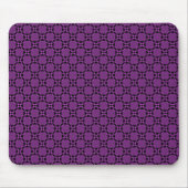 Tapis De Souris Violet Funky Circles Mousepad (Devant)