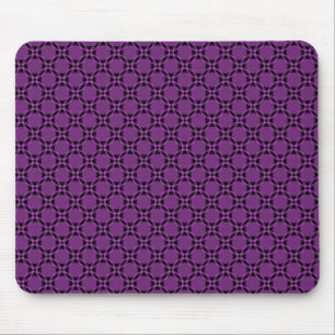 Tapis De Souris Violet Funky Circles Mousepad