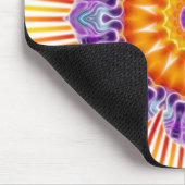 Tapis De Souris Violet jaune mandala (Coin)