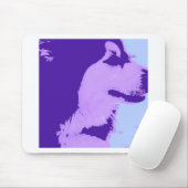 Tapis De Souris Violet Malamute (Avec souris)