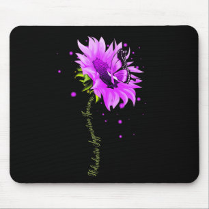 Tapis De Souris Violet Ruban Papier à surdose Sensibilisation Femm