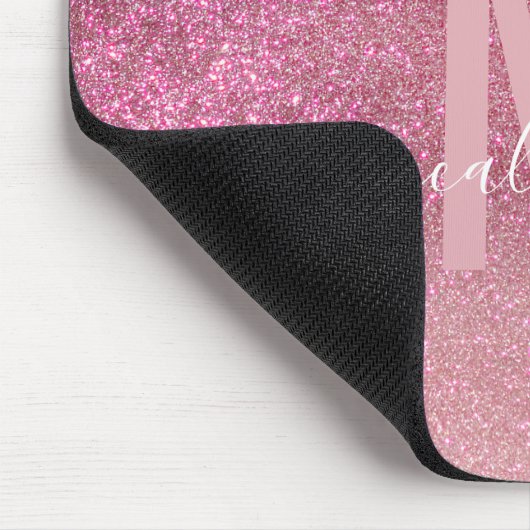 Tapis De Souris Violet violet rose triple Parties scintillant Ombr (Coin)