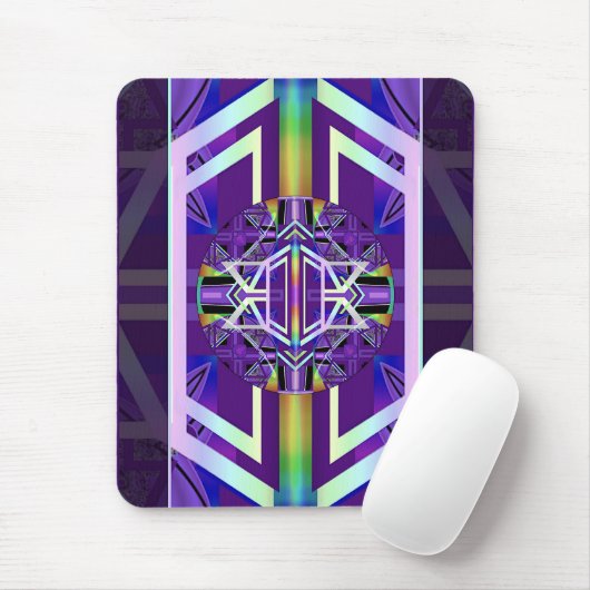 Tapis De Souris Violet W3 (Avec souris)