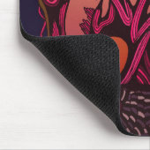 Tapis De Souris Violette de cowboy de l'espace (Coin)