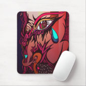 Tapis De Souris Violette de cowboy de l'espace (Avec souris)