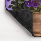 Tapis De Souris Violettes violettes En Argile Pot Anniversaire (Coin)