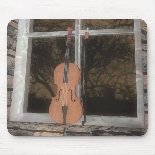 Tapis De Souris Violon dans la fenêtre : Version originale : (Devant)