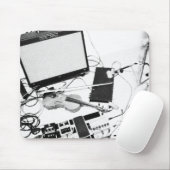 Tapis De Souris Violon électrique dérangé Mousepad (Avec souris)