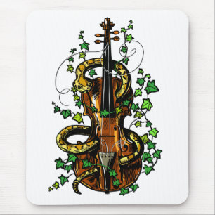 Tapis De Souris Violon et serpent