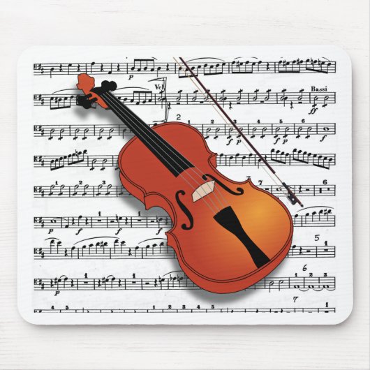 Tapis De Souris Violon Lover_ (Devant)
