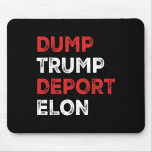 Tapis De Souris Virez Trump Déportez Elon