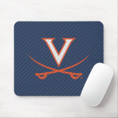 Tapis De Souris Virginia Cavaliers Fibre de carbone (Avec souris)