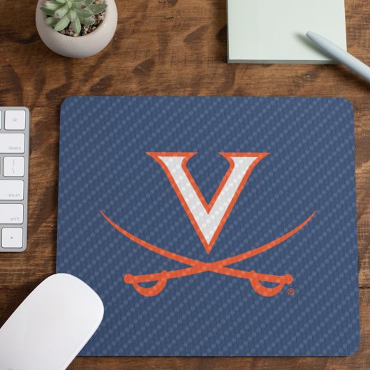 Tapis De Souris Virginia Cavaliers Fibre de carbone