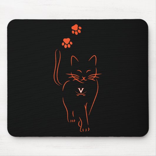 Tapis De Souris Virginia Cavaliers Licence d'impression Uni-adulte (Devant)