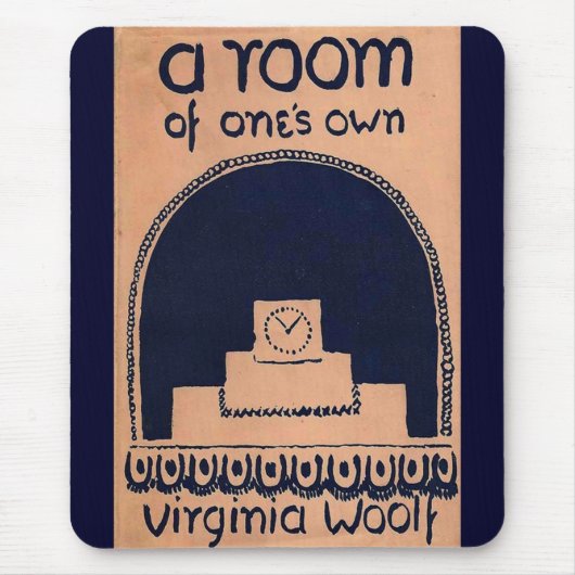 Tapis De Souris Virginia Woolf couverture d'un livre une salle de  (Devant)