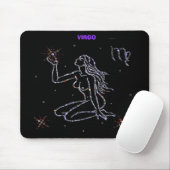 Tapis De Souris Virgo Astrologie Mousepad (Avec souris)