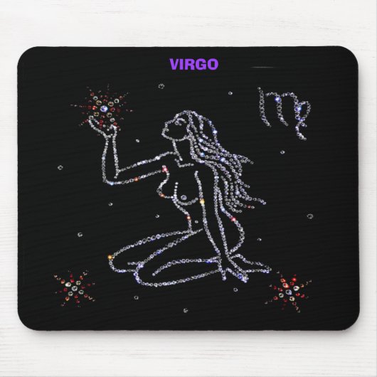 Tapis De Souris Virgo Astrologie Mousepad (Devant)
