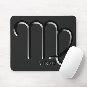 Tapis De Souris VIRGO, Conception abstraite du signe zodiaque,