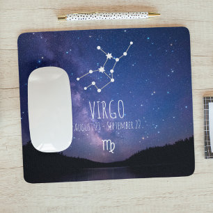 Tapis De Souris Virgo Pad de la souris Zodiac Constellation perso