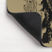 Tapis De Souris Virgo Zodiac Constellation Hevelius 1690 (Coin)