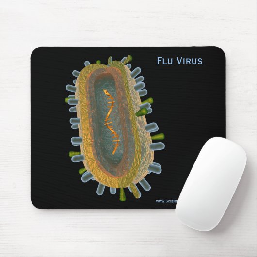 Tapis De Souris Virus de grippe (Avec souris)