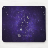 Tapis De Souris Virus pourpre zodiaque | Horoscope d'astrologie co (Devant)