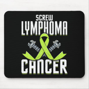 Tapis De Souris Vis Lymphome Cancer Lime Sensibilisation Ruban Com