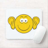 Tapis De Souris Visage aux grandes oreilles (Avec souris)
