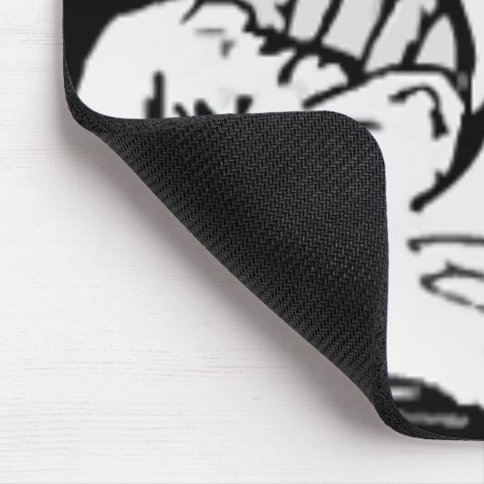Tapis De Souris Visage comique de rage méga (Coin)