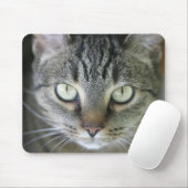 Tapis De Souris visage de chat de tigre (Avec souris)