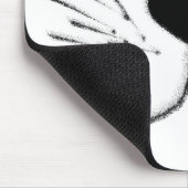 Tapis De Souris Visage de chat Kitty souriant (Coin)