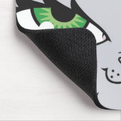 Tapis de souris visage de chat lapin (Coin)