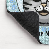 Tapis de souris visage de chat Ratzy (Coin)