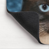 Tapis De Souris visage de chat siamois (Coin)