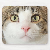 Tapis De Souris visage de chat tabby (Devant)