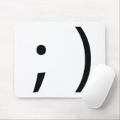 Tapis De Souris visage de clin d'oeil ! (Avec souris)
