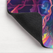 Tapis De Souris Visage de femme Abstraite (Coin)