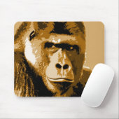 Tapis De Souris Visage de Gorilla (Avec souris)
