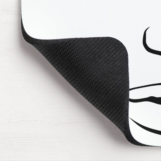 Tapis De Souris Visage de la femme (Coin)