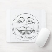 Tapis De Souris Visage de lune (Avec souris)