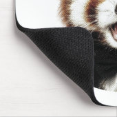 Tapis De Souris Visage de panda roux (Coin)